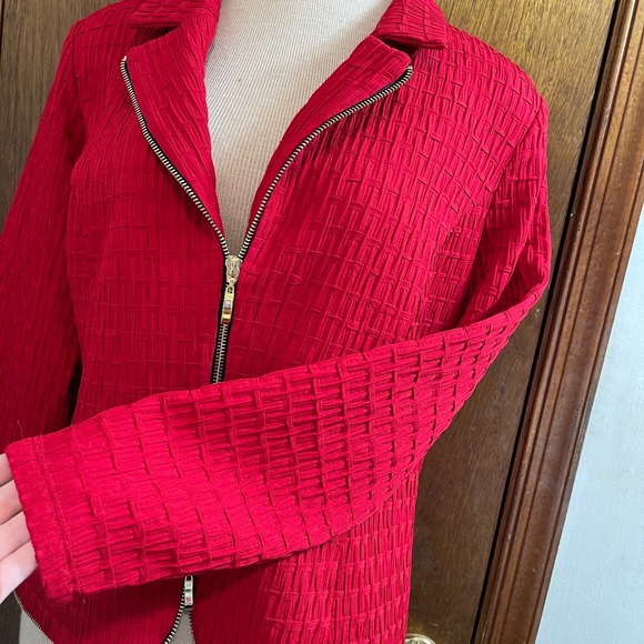 Frank Lyman Design Red Jacket Size 16 - Picture 8 of 13